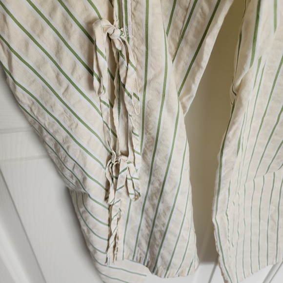 Aerie Off Duty Seersucker Side Tie Trouser PJ Pant - Picture 4 of 9